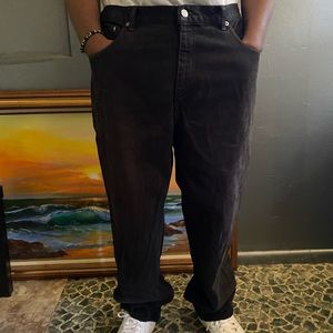 Vintage Men black CK Calvin Klein Jeans relaxed, baggy, dad jeans fit Sz…